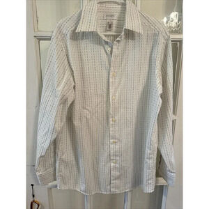 Concepts by Claiborne Mens Long‎ Sleeve SZ L Striped Shirt Vintage